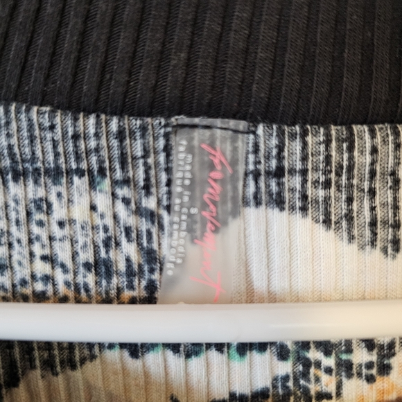 Free People Rally Ribbed Henley Landscape Print Thermal Top - Picture 7 of 8